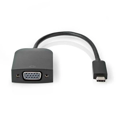 Μετατροπέας NEDIS CCGP64852BK02 από USB 3.1 Type-C αρσ. σε VGA θηλ. 0.20m Μετατροπέας NEDIS CCGP64852BK02 από USB 3.1 Type-C αρσ. σε VGA θηλ. 0.20m