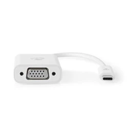 Μετατροπέας NEDIS CCGP64851WT02 από USB 3.2 Gen 1 Type-C αρσενικό σε VGA θηλυκό 0.20m Μετατροπέας NEDIS CCGP64851WT02 από USB 3.2 Gen 1 Type-C αρσενικό σε VGA θηλυκό 0.20m