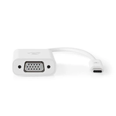 Μετατροπέας NEDIS CCGP64851WT02 από USB 3.2 Gen 1 Type-C αρσενικό σε VGA θηλυκό 0.20m
