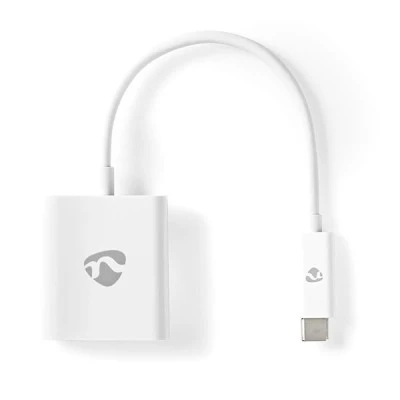 Μετατροπέας NEDIS CCGP64851WT02 από USB 3.2 Gen 1 Type-C αρσενικό σε VGA θηλυκό 0.20m