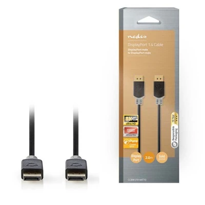 Καλώδιο NEDIS CCBW37014AT20 DisplayPort αρσενικό σε DisplayPort αρσενικό μήκους 2.00m