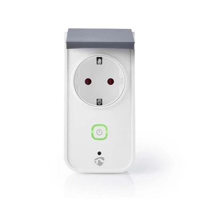 Wi-Fi Smart Plug Nedis WIFIPO120FWT εξωτερικού χώρου 16Α με μετρητή κατανάλωσης ενέργειας