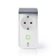Wi-Fi Smart Plug Nedis WIFIPO120FWT εξωτερικού χώρου 16Α με μετρητή κατανάλωσης ενέργειας
