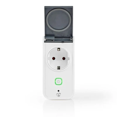 Wi-Fi Smart Plug Nedis WIFIPO120FWT εξωτερικού χώρου 16Α με μετρητή κατανάλωσης ενέργειας