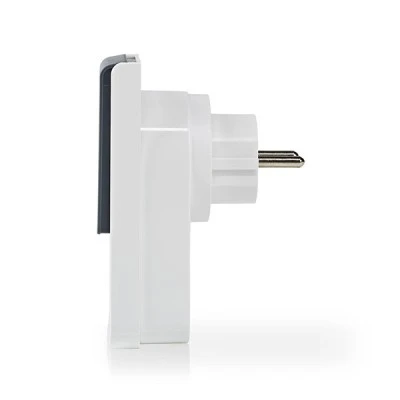 Wi-Fi Smart Plug Nedis WIFIPO120FWT εξωτερικού χώρου 16Α με μετρητή κατανάλωσης ενέργειας
