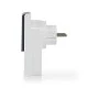Wi-Fi Smart Plug Nedis WIFIPO120FWT εξωτερικού χώρου 16Α με μετρητή κατανάλωσης ενέργειας