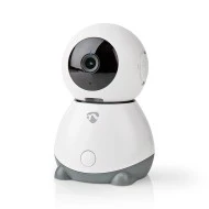 WiFi Smart IP camera NEDIS Full HD 1080p με λειτουργία Pan tilt & αισθητήρα θερμοκρασίας - υγρασίας