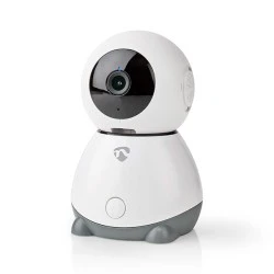 WiFi Smart IP camera NEDIS Full HD 1080p με λειτουργία Pan tilt & αισθητήρα θερμοκρασίας - υγρασίας
