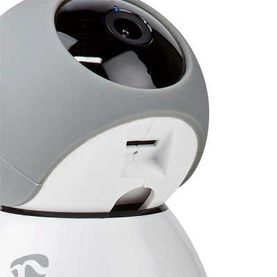 WiFi Smart IP camera NEDIS Full HD 1080p με λειτουργία Pan tilt & αισθητήρα θερμοκρασίας - υγρασίας