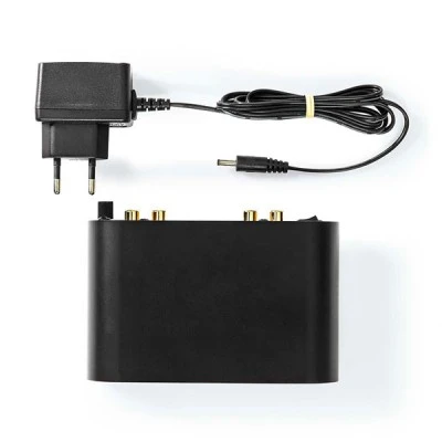 Stereo προενισχυτής NEDIS AAMP2411BK με είσοδο AUX / Phono 2x RCA θηλυκό