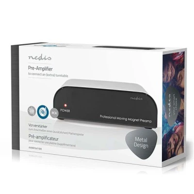 Stereo προενισχυτής NEDIS AAMP2411BK με είσοδο AUX / Phono 2x RCA θηλυκό