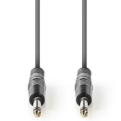 Καλώδιο ήχου Mono NEDIS COTH23000GY15 6.35mm αρσενικό σε 6.35mm αρσενικό μήκους 1.50m