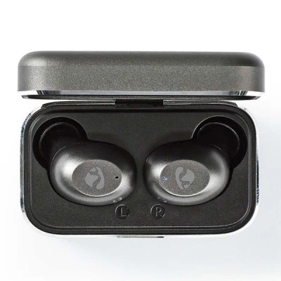 Bluetooth ακουστικά handsfree NEDIS HPBT5056GY με θήκη φόρτισης σε γκρι χρώμα