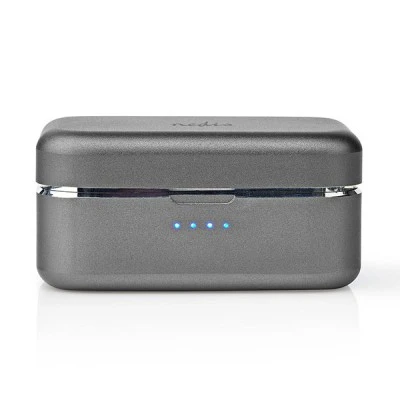 Bluetooth ακουστικά handsfree NEDIS HPBT5056GY με θήκη φόρτισης σε γκρι χρώμα