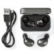 Bluetooth ακουστικά handsfree NEDIS HPBT5056GY με θήκη φόρτισης σε γκρι χρώμα