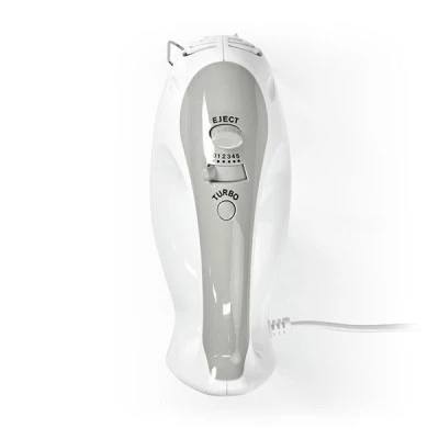Μίξερ χειρός 5 ταχυτήτων NEDIS KAHM100CWT 200W με 2 γάντζους ζυμώματος Μίξερ χειρός 5 ταχυτήτων NEDIS KAHM100CWT 200W με 2 γάντζους ζυμώματος