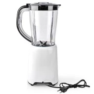 Μπλέντερ NEDIS KABL300CWT 800W με πλαστική κανάτα 1.5L και ανοξείδωτες λεπίδες σε λευκό χρώμα