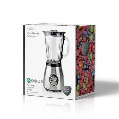 Μπλέντερ NEDIS KABL350CAL 800W με γυάλινη αποσπώμενη κανάτα 1.5L & αντιολισθητικά πέλματα Μπλέντερ NEDIS KABL350CAL 800W με γυάλινη αποσπώμενη κανάτα 1.5L & αντιολισθητικά πέλματα