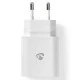 Universal φορτιστής USB NEDIS WCPDL20W112WT 3.0Α/2.22Α/1.67Α με αποσπώμενο καλώδιο Lightning 8-Pin