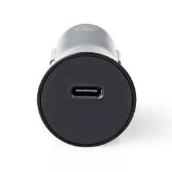 Universal φορτιστής αυτοκινήτου NEDIS CCPD20W101BK USB-C 3.0Α / 2.22Α / 1.67Α σε μαύρο χρώμα