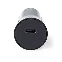 Universal φορτιστής αυτοκινήτου NEDIS CCPDL20W111BK USB-C 3.0Α/2.22Α/1.67Α με αποσπώμενο καλώδιο