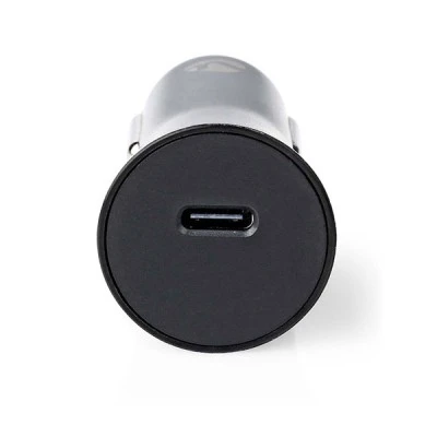 Universal φορτιστής αυτοκινήτου NEDIS CCPDL20W111BK USB-C 3.0Α/2.22Α/1.67Α με αποσπώμενο καλώδιο