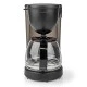 Καφετιέρα φίλτρου NEDIS KACM150EBK 1.25L 750W με περιστρεφόμενη βάση τοποθέτησης φίλτρου