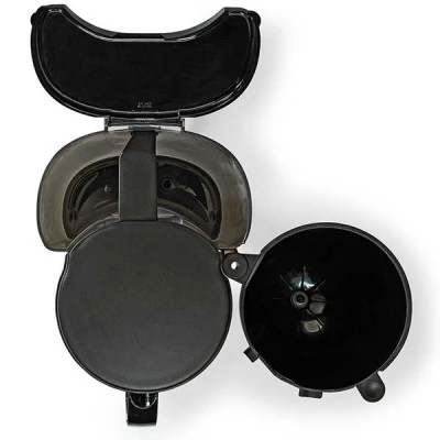 Καφετιέρα φίλτρου NEDIS KACM150EBK 1.25L 750W με περιστρεφόμενη βάση τοποθέτησης φίλτρου