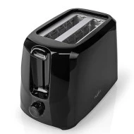 Αυτόματη φρυγανιέρα NEDIS KABT150EBK 700W σε μαύρο χρώμα με θερμομονωμένο περίβλημα