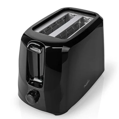 Αυτόματη φρυγανιέρα NEDIS KABT150EBK 700W σε μαύρο χρώμα με θερμομονωμένο περίβλημα Αυτόματη φρυγανιέρα NEDIS KABT150EBK 700W σε μαύρο χρώμα με θερμομονωμένο περίβλημα