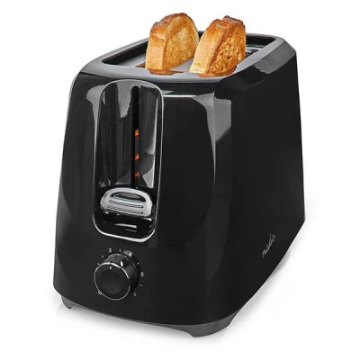 Αυτόματη φρυγανιέρα NEDIS KABT150EBK 700W σε μαύρο χρώμα με θερμομονωμένο περίβλημα Αυτόματη φρυγανιέρα NEDIS KABT150EBK 700W σε μαύρο χρώμα με θερμομονωμένο περίβλημα