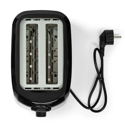 Αυτόματη φρυγανιέρα NEDIS KABT150EBK 700W σε μαύρο χρώμα με θερμομονωμένο περίβλημα Αυτόματη φρυγανιέρα NEDIS KABT150EBK 700W σε μαύρο χρώμα με θερμομονωμένο περίβλημα