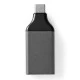 Αντάπτορας NEDIS CCGP64350GY από USB 3.2 Type-C αρσενικό σε DisplayPort θηλυκό σε μαύρο/γκρι