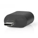 Αντάπτορας NEDIS CCGP64850GY από USB 3.2 Type-C αρσ. σε VGA θηλ. σε μαύρο/γκρι χρώμα