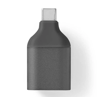 Αντάπτορας NEDIS CCGP64850GY από USB 3.2 Type-C αρσ. σε VGA θηλ. σε μαύρο/γκρι χρώμα