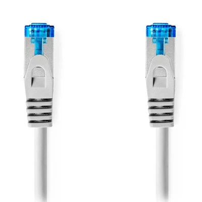 Καλώδιο δικτύου NEDIS CCGP85330GY05 CAT 6a S/FTP patchcable 0.5m σε γκρι χρώμα