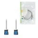 Καλώδιο δικτύου NEDIS CCGP85330GY05 CAT 6a S/FTP patchcable 0.5m σε γκρι χρώμα