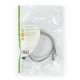 Καλώδιο δικτύου NEDIS CCGP85330GY05 CAT 6a S/FTP patchcable 0.5m σε γκρι χρώμα