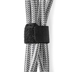 Δεματικά διαχείρισης καλωδίων NEDIS CMGC23016BK με velcro 17cm μαύρο χρώμα