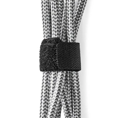 Δεματικά διαχείρισης καλωδίων NEDIS CMGC23016BK με velcro 17cm μαύρο χρώμα
