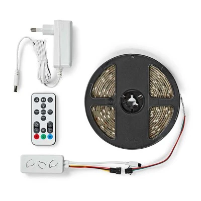 Wi-Fi smart ταινία φωτισμού NEDIS WIFILS51CRGB Full Color RGB 24W κατάλληλη για εσωτερικούς χώρους