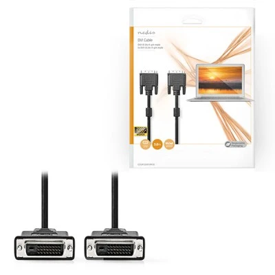 Καλώδιο NEDIS CCGP32001BK30 DVI-D 24+1-Pin αρσενικό σε DVI-D 24+1-Pin αρσενικό 3m Καλώδιο NEDIS CCGP32001BK30 DVI-D 24+1-Pin αρσενικό σε DVI-D 24+1-Pin αρσενικό 3m