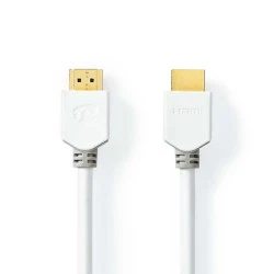 Καλώδιο NEDIS CVBW34000WT15 HDMI αρσενικό σε HDMI αρσενικό 1.5m με επίχρυσες επαφές