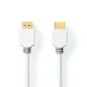 Καλώδιο NEDIS CVBW34000WT15 HDMI αρσενικό σε HDMI αρσενικό 1.5m με επίχρυσες επαφές Καλώδιο NEDIS CVBW34000WT15 HDMI αρσενικό σε HDMI αρσενικό 1.5m με επίχρυσες επαφές