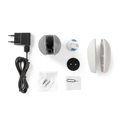 WiFi Smart IP κάμερα NEDIS WIFICI21CGY Pan/Tilt Full HD 1080P με νυχτερινή όραση έως και 10m