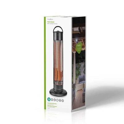 Επιδαπέδια ηλεκτρική θερμάστρα με carbon tube στήλη 1200W με 2 επίπεδα ισχύος