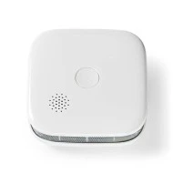 Ανιχνευτής Wi-Fi καπνού έξυπνος με ενσωματωμένη μπαταρία λιθίου και συναγερμό 85 dB σε λευκό χρώμα