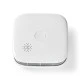 Ανιχνευτής Wi-Fi καπνού έξυπνος με ενσωματωμένη μπαταρία λιθίου και συναγερμό 85 dB σε λευκό χρώμα