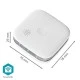 Ανιχνευτής Wi-Fi καπνού έξυπνος με ενσωματωμένη μπαταρία λιθίου και συναγερμό 85 dB σε λευκό χρώμα