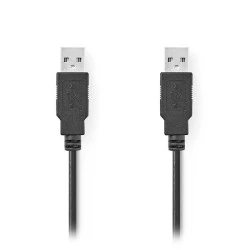 Καλώδιο NEDIS CCGB60000BK20 USB 2.0 A αρσενικό - USB A αρσενικό 2m έως 480 Mbps